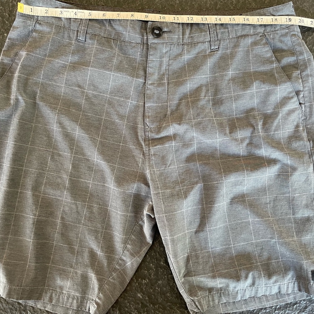 Rip Curl Men's Classic Gray Plaid Shorts